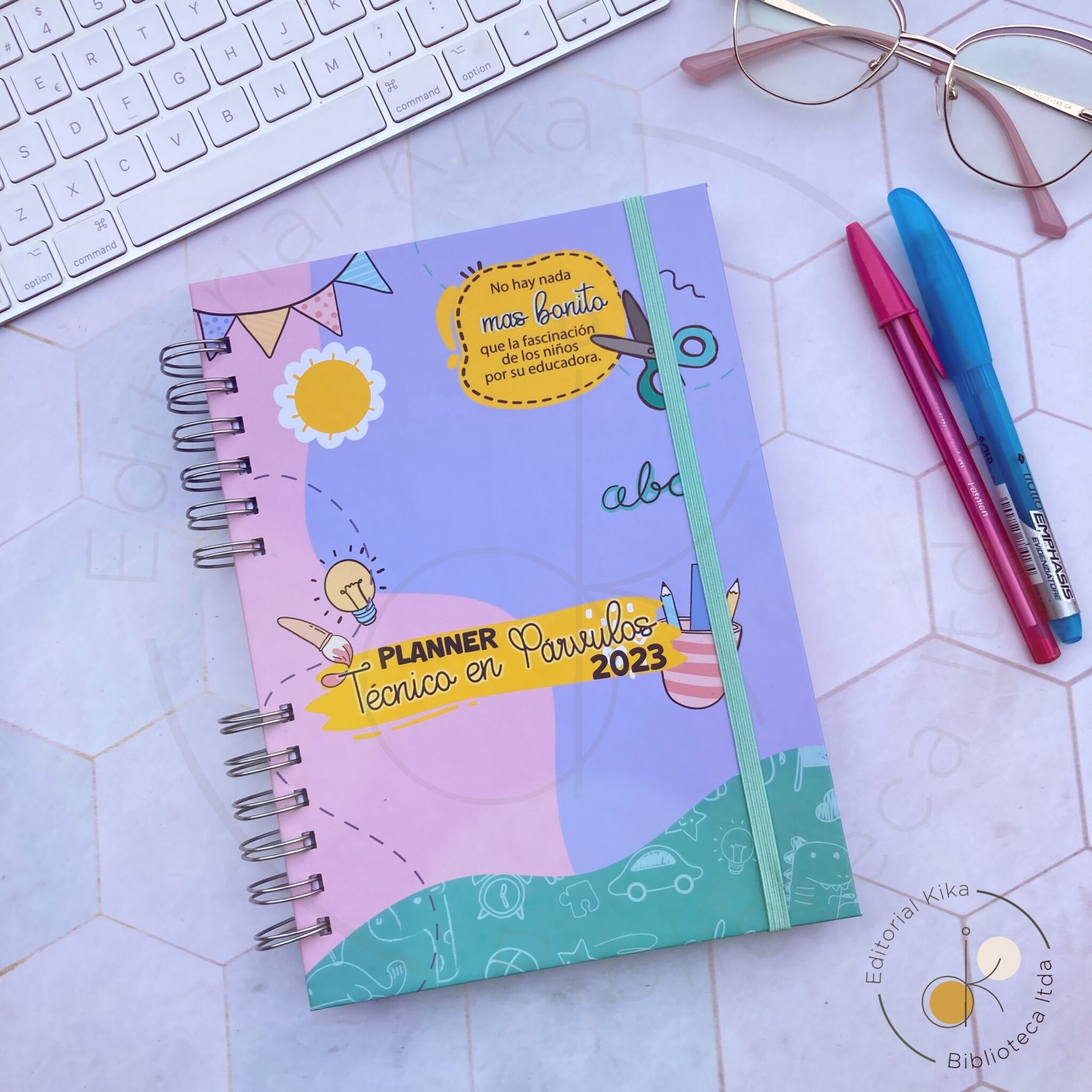 Agenda Tecnico En Parvulos (Personalizada) – Editorial Kika Biblioteca Ltda