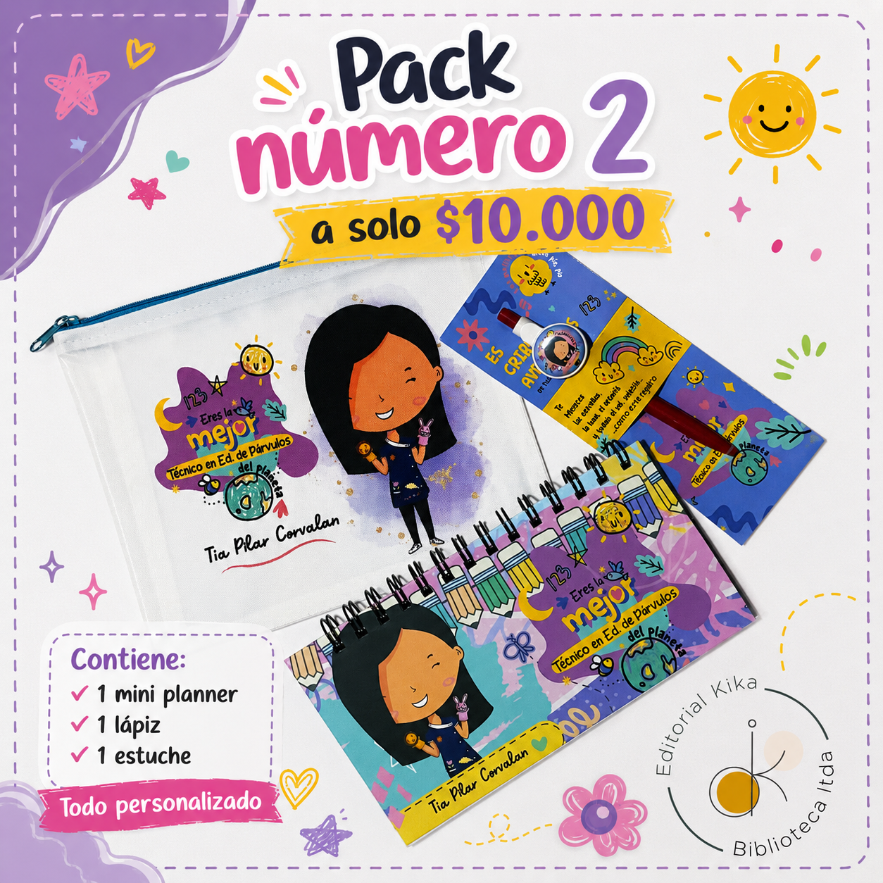 Pack Nº2 dia de la Tecnico en Parvulos principal